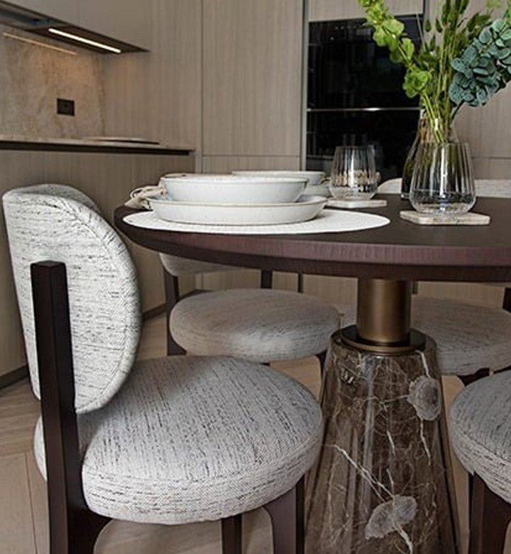 interior design in st albans by interiorise studio, luxury dining area