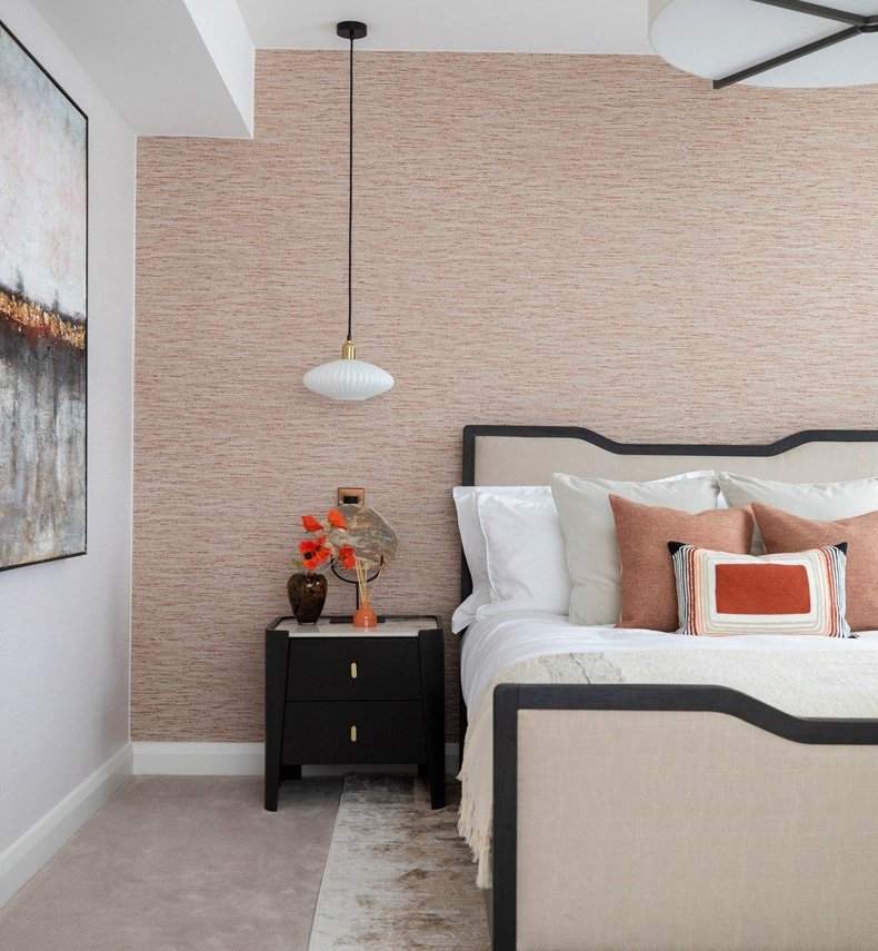 interior design services in west london, luxury bedroom by interiorise studio